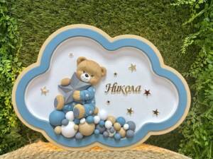 лампа облак с мече
