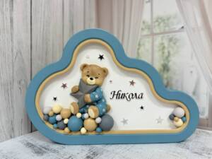 лампа облак с мече